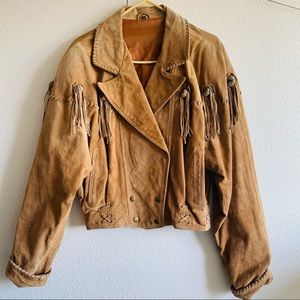 L • K Brand | genuine leather tassel jacket